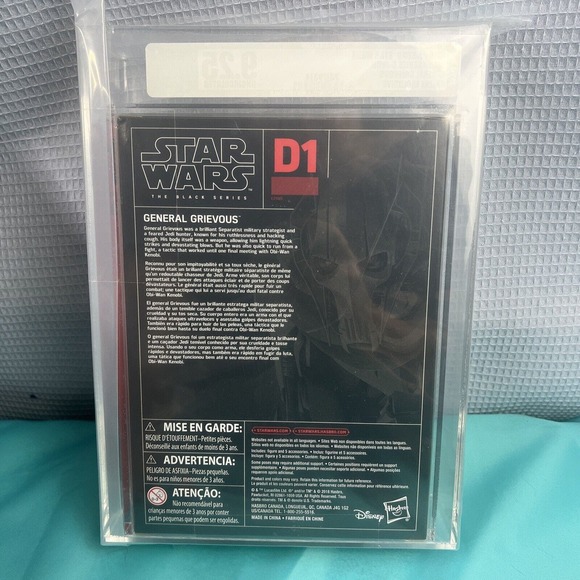 🔥 Star Wars Black Series 6" General Grievous AFA 9.25 U Uncirculated RARE 2019 - Picture 5 of 6
